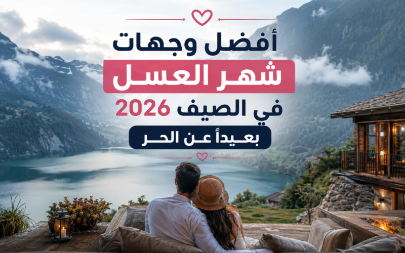 أفضل وجهات شهر العسل في الصيف 2026 بعيدًا عن الحر