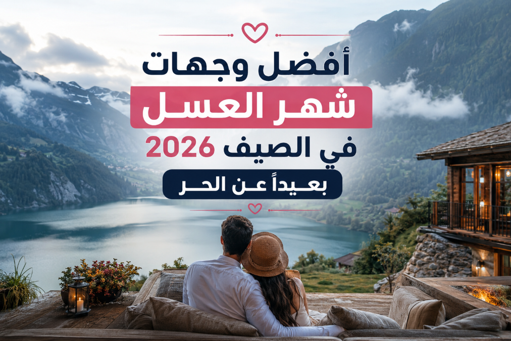 أفضل وجهات شهر العسل في الصيف 2026 بعيدًا عن الحر