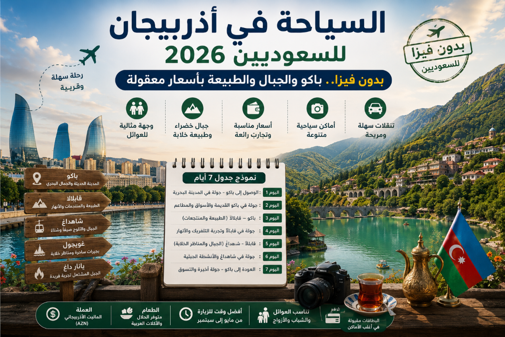 السياحة في أذربيجان للسعوديين