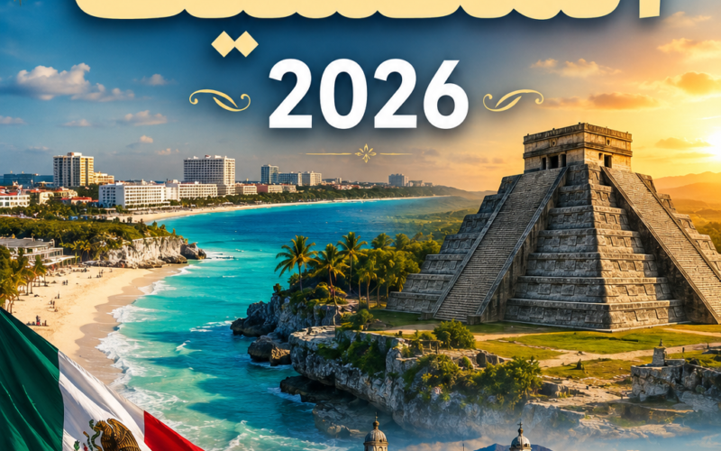 السياحة في المكسيك 2026: كانكون وتولوم ولوس كابوس وأجمل الشواطئ