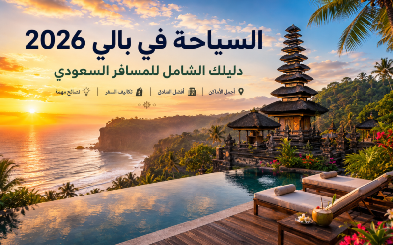 السياحة في بالي 2026: دليلك الشامل للمسافر السعودي