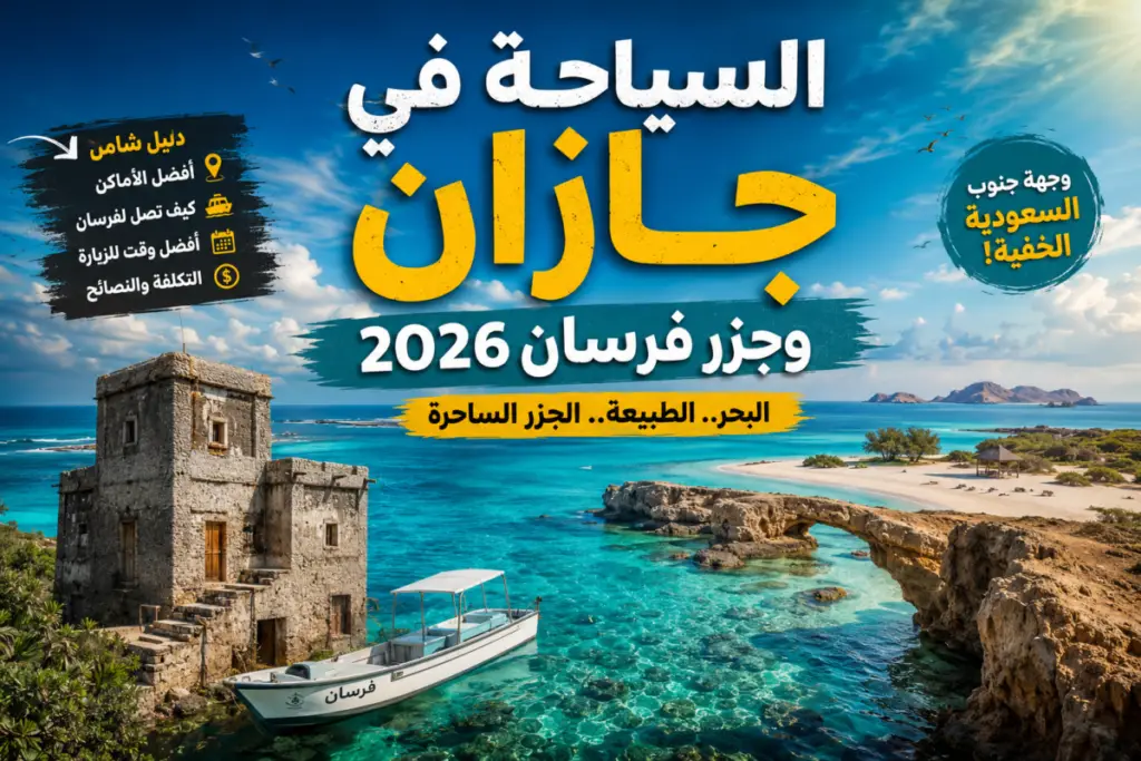 صورة سياحية لجازان وجزر فرسان 2026 تجمع البحر والطبيعة وشواطئ جنوب السعودية