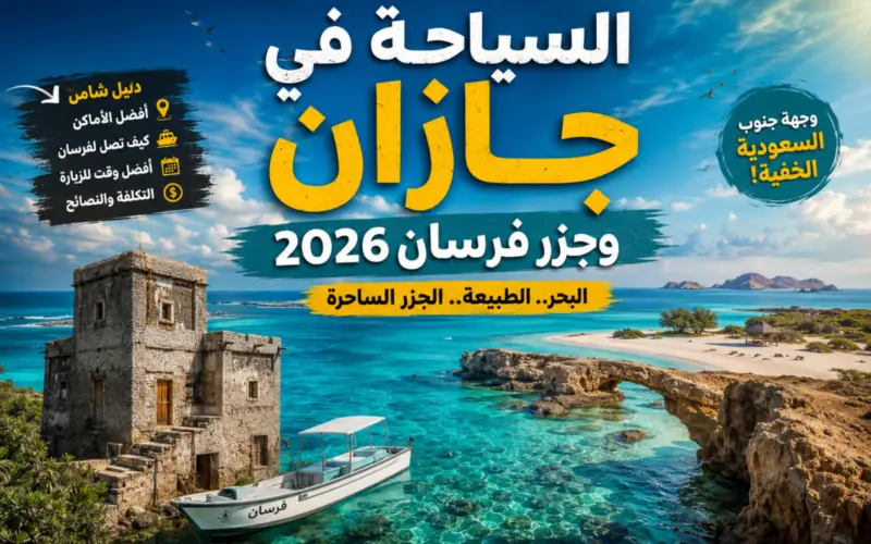 السياحة في جازان وجزر فرسان 2026: البحر والطبيعة جنوب السعودية