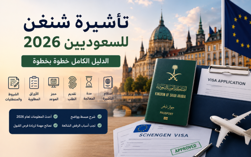 تأشيرة شنغن للسعوديين 2026: الدليل الكامل خطوة بخطوة