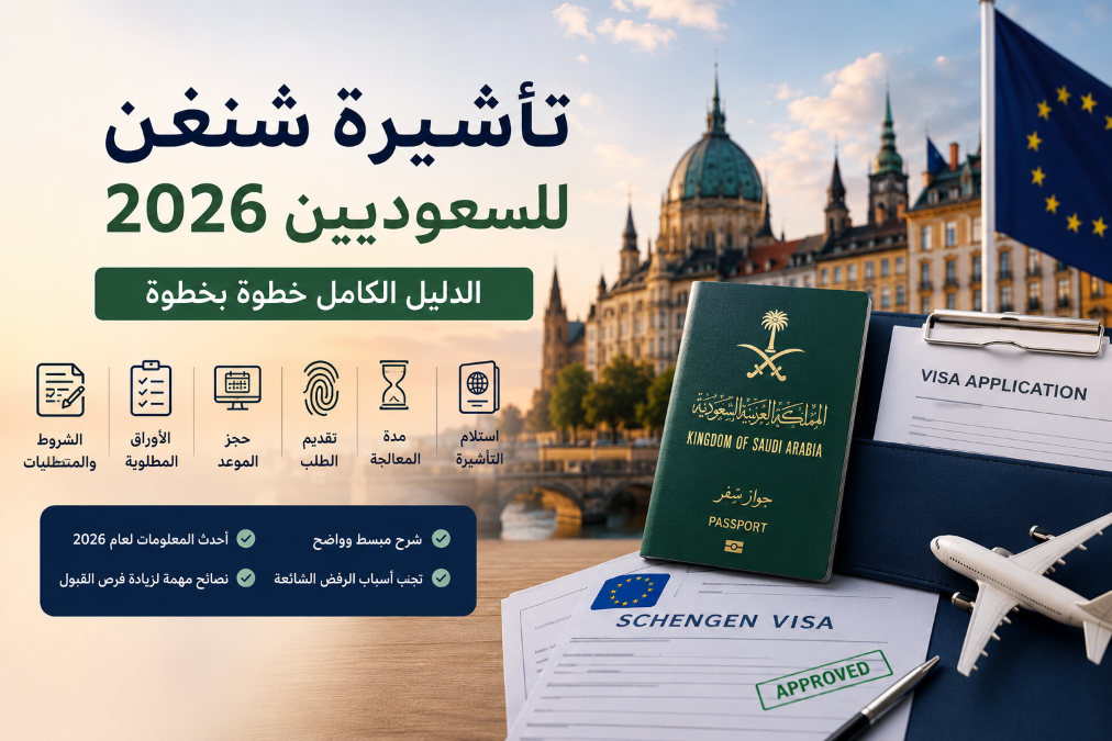تأشيرة شنغن للسعوديين 2026