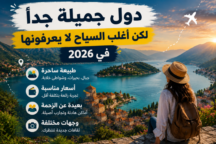 دول جميلة جدًا لكن أغلب السياح لا يعرفونها في 2026